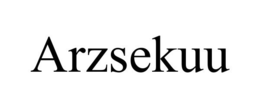 ARZSEKUU trademark