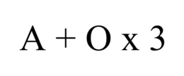 A + O X 3 trademark