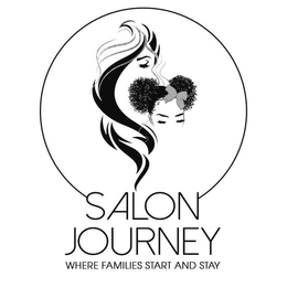 SALON JOURNEY WHERE FAMILIES START AND STAY trademark