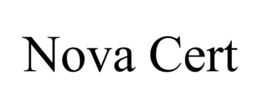 NOVA CERT trademark