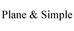 PLANE & SIMPLE trademark