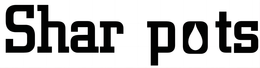 SHAR POTS trademark