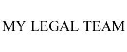 MY LEGAL TEAM trademark