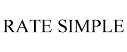 RATE SIMPLE trademark