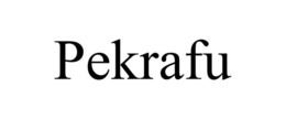 PEKRAFU trademark