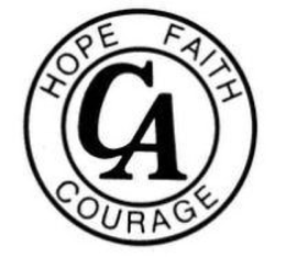 CA HOPE FAITH COURAGE trademark