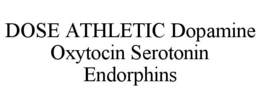 DOSE ATHLETIC DOPAMINE OXYTOCIN SEROTONIN ENDORPHINS trademark