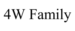 4W FAMILY trademark