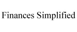 FINANCES SIMPLIFIED trademark