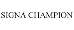 SIGNA CHAMPION trademark