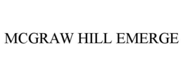 MCGRAW HILL EMERGE trademark