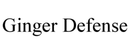 GINGER DEFENSE trademark