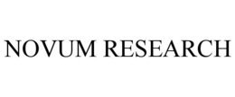 NOVUM RESEARCH trademark