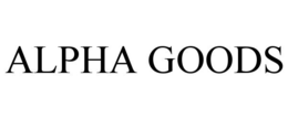 ALPHA GOODS trademark
