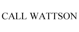 CALL WATTSON trademark
