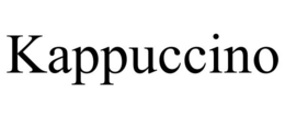 KAPPUCCINO trademark