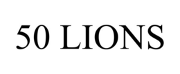50 LIONS trademark