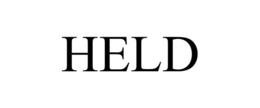 HELD trademark