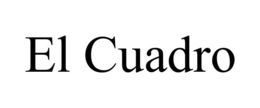 EL CUADRO trademark