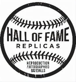 HALL OF FAME REPLICAS REPRODUCTION AUTOGRAPHED BASEBALLS trademark