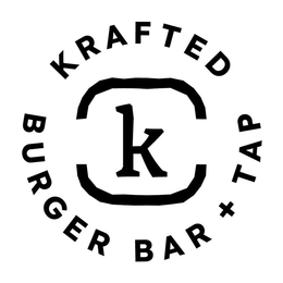 K KRAFTED BURGER BAR + TAP trademark