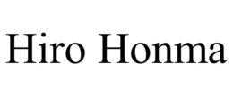HIRO HONMA trademark