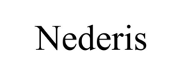 NEDERIS trademark