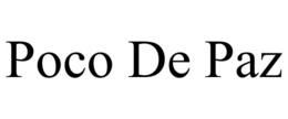 POCO DE PAZ trademark