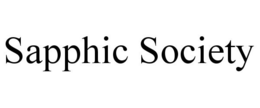 SAPPHIC SOCIETY trademark