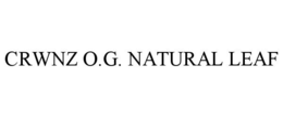 CRWNZ O.G. NATURAL LEAF trademark