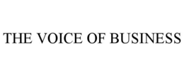 THE VOICE OF BUSINESS trademark