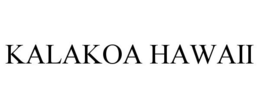 KALAKOA HAWAII trademark