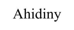 AHIDINY trademark