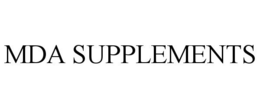 MDA SUPPLEMENTS trademark