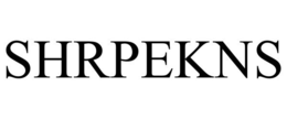 SHRPEKNS trademark