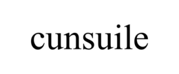 CUNSUILE trademark