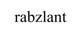 RABZLANT trademark