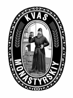 KVAS MONASTYRSKIY NONALCOHOLIC BEVERAGE FROM CONCENTRATE KVASS FERMENTATION trademark