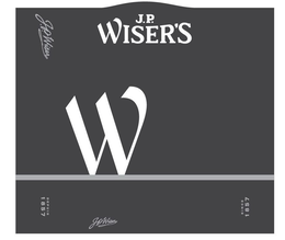 J.P. WISER'S J.P. WISER W DEPUIS 1857 J.P. WISER SINCE 1857 trademark