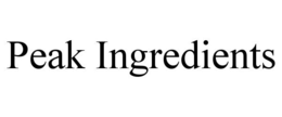 PEAK INGREDIENTS trademark