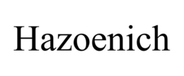 HAZOENICH trademark