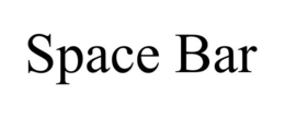 SPACE BAR trademark