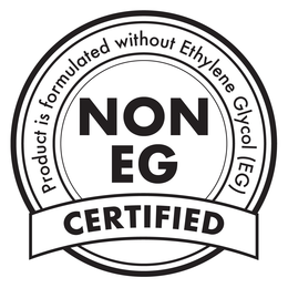 NON EG CERTIFIED PRODUCT IS FORMULATED WITHOUT ETHYLENE GLYCOL (EG) trademark