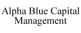 ALPHA BLUE CAPITAL MANAGEMENT trademark