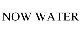 NOW WATER trademark