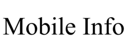 MOBILE INFO trademark