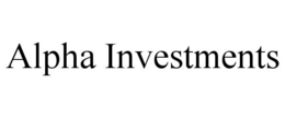 ALPHA INVESTMENTS trademark
