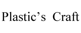 PLASTIC'S CRAFT trademark
