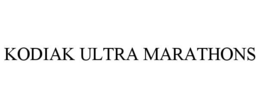 KODIAK ULTRA MARATHONS trademark
