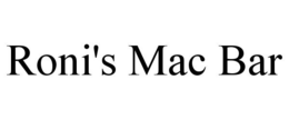 RONI'S MAC BAR trademark